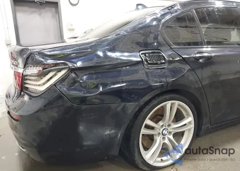2015 BMW 750I xDrive from USA, damaged, VIN WBAYB6C56FG299210